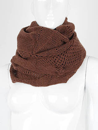 SCARF   NECK WARMER  LAF4005BRO - Scarvesnthangs
 - 3