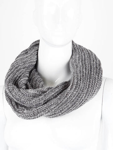 SCARF   TWISTED NECK WARMER  LAF4016GRY - Scarvesnthangs
 - 2