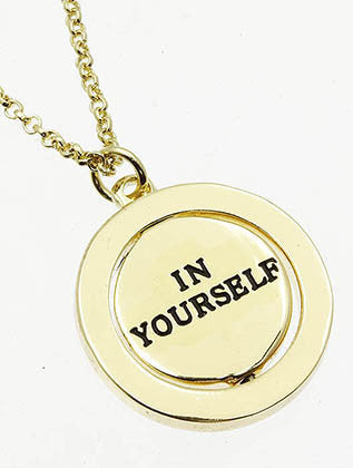 NECKLACE  LON1021GDPNK - Scarvesnthangs
 - 3