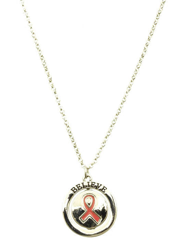 NECKLACE  LON1021RDPNK - Scarvesnthangs
 - 2