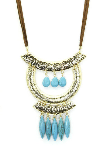 NECKLACE  LTN0004GDTUQ - Scarvesnthangs
 - 2