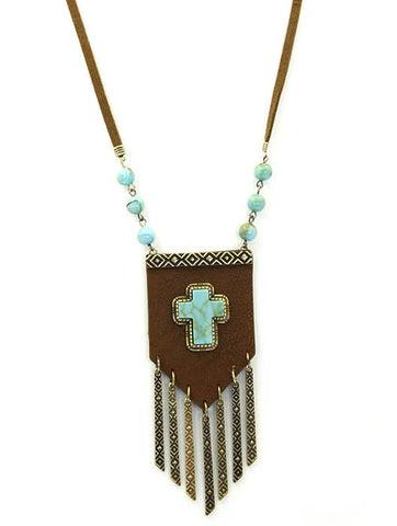 NECKLACE  LTN0028GDTUQ - Scarvesnthangs
 - 2