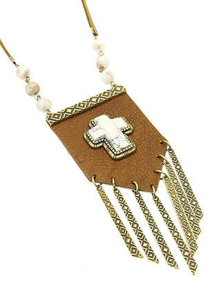 NECKLACE  LTN0028GDTUQ - Scarvesnthangs
 - 3
