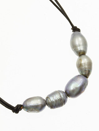 NECKLACE  LTN0078GDGRY - Scarvesnthangs
 - 3