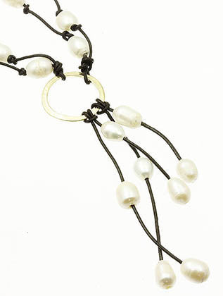 NECKLACE  LTN0079GDCRM - Scarvesnthangs
 - 3