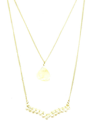 NECKLACE  LTN0109GDBEG - Scarvesnthangs
 - 2