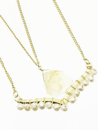 NECKLACE  LTN0109GDBEG - Scarvesnthangs
 - 3