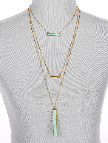 NECKLACE  LTN0122GDMIN - Scarvesnthangs
 - 2