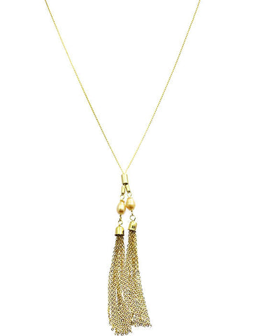 NECKLACE  LTN0136GDPCH - Scarvesnthangs
 - 2