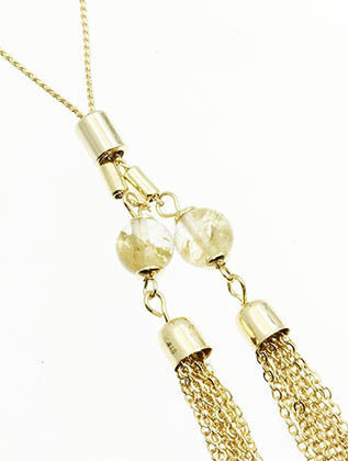 NECKLACE  LTN0137GDBEG - Scarvesnthangs
 - 3