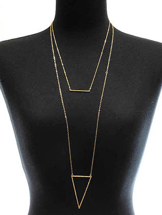 NECKLACE  LVN0231RDCLR - Scarvesnthangs
 - 3