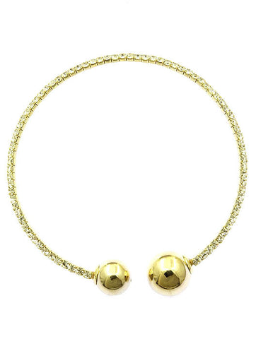 NECKLACE  LVN0262GDCLR - Scarvesnthangs
 - 2