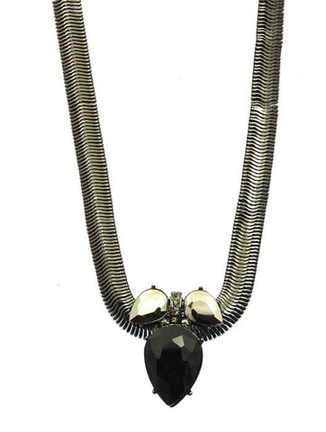 NECKLACE  LVS0075BNBLK - Scarvesnthangs
 - 2