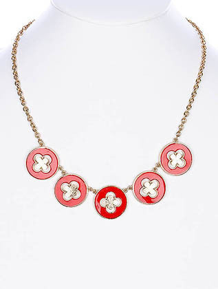 NECKLACE  LXN0186GDRED