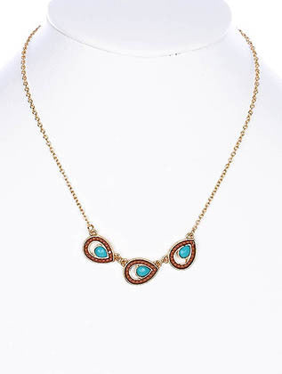 NECKLACE  LXN0212GDBRO