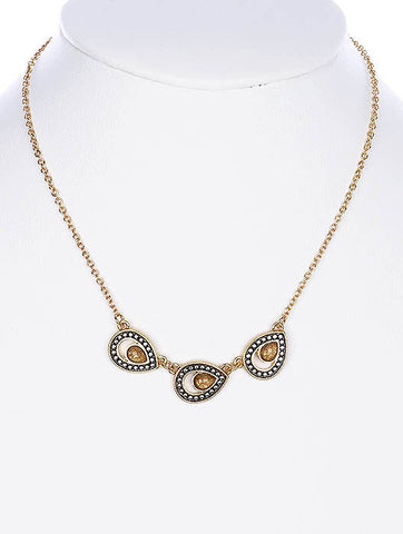 NECKLACE  LXN0212GDSIV - Scarvesnthangs
 - 2