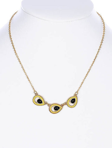 NECKLACE  LXN0212GDYEW - Scarvesnthangs
 - 2