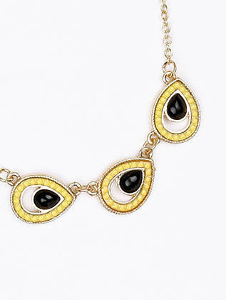 NECKLACE  LXN0212GDYEW - Scarvesnthangs
 - 3