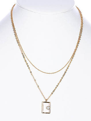 NECKLACE  LXN0467GDCLR