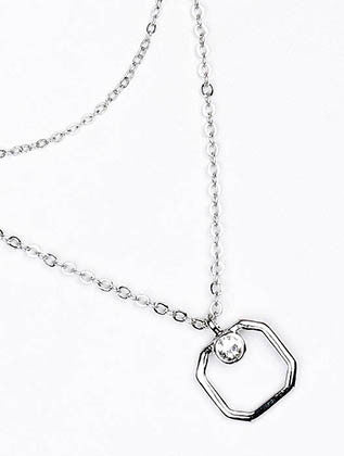 NECKLACE  LXN0468RDCLR - Scarvesnthangs
 - 3