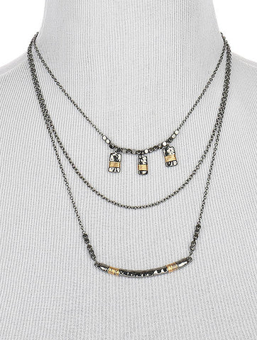 NECKLACE  LXN0487BNGOD - Scarvesnthangs
 - 2