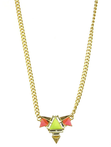 NECKLACE  LZN0200GDMLT - Scarvesnthangs
 - 2