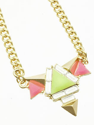 NECKLACE  LZN0200GDMLT - Scarvesnthangs
 - 3