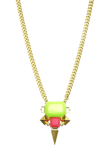 NECKLACE  LZN0201GDMLT - Scarvesnthangs
 - 2