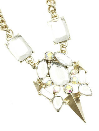 NECKLACE  LZN02031RDCLR - Scarvesnthangs
 - 3