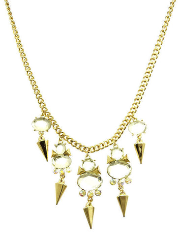 NECKLACE  LZN02041GDCLR - Scarvesnthangs
 - 2