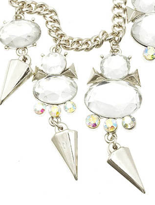 NECKLACE  LZN02041RDCLR - Scarvesnthangs
 - 3