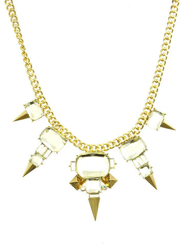 NECKLACE  LZN02051GDCLR - Scarvesnthangs
 - 2