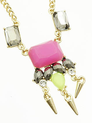 NECKLACE  LZN0209GDMLT - Scarvesnthangs
 - 3