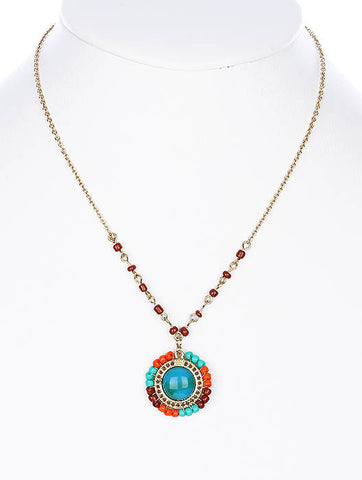 NECKLACE  LZN0220GDTUQ - Scarvesnthangs
 - 2