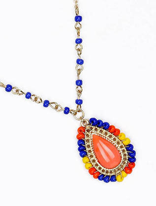 NECKLACE  LZN0221GDCOR - Scarvesnthangs
 - 3