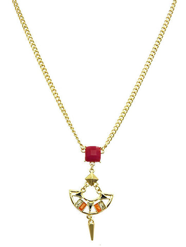 NECKLACE  LZN0248GDFSH - Scarvesnthangs
 - 2