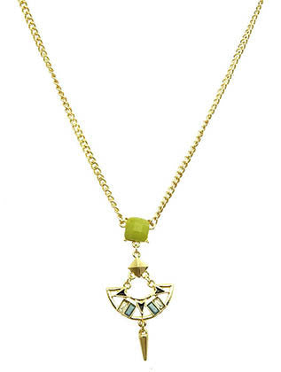 NECKLACE  LZN0248GDGRN