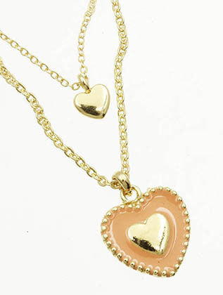 NECKLACE  LZN0253GDPCH - Scarvesnthangs
 - 3