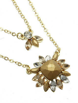 NECKLACE  LZN0266GDGOD - Scarvesnthangs
 - 3