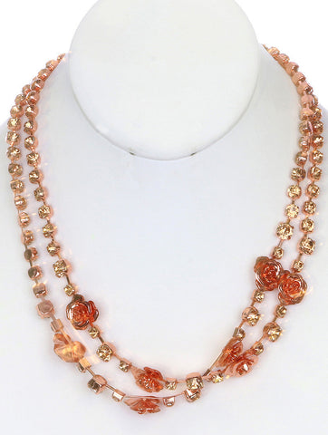 NECKLACE  MMN12297NRGBRO - Scarvesnthangs
 - 2