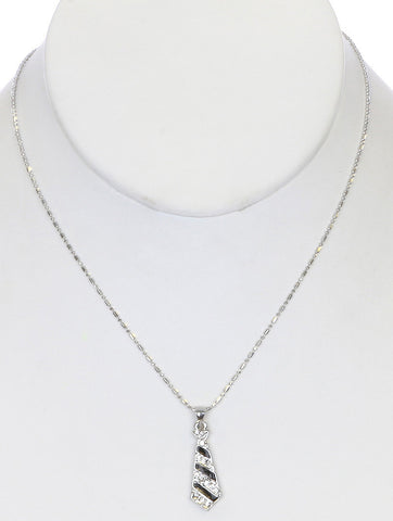 NECKLACE  MMN13127NRDBLK - Scarvesnthangs
 - 2