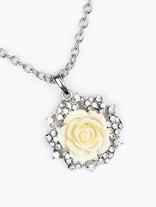 NECKLACE  MMN13235ASCRM - Scarvesnthangs
 - 3