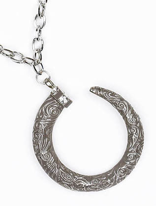 NECKLACE  MMN13276NRDGRY - Scarvesnthangs
 - 3