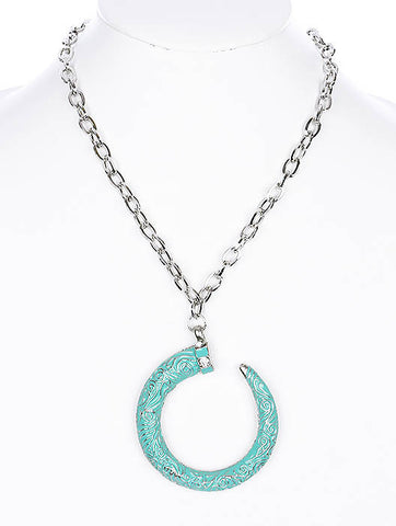 NECKLACE  MMN13276NRDTUQ - Scarvesnthangs
 - 2