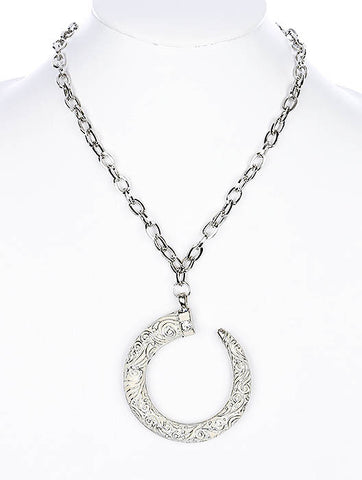NECKLACE  MMN13276NRDWHT - Scarvesnthangs
 - 2