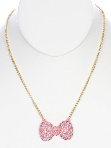 NECKLACE  MMN13606GDPNK - Scarvesnthangs
 - 2