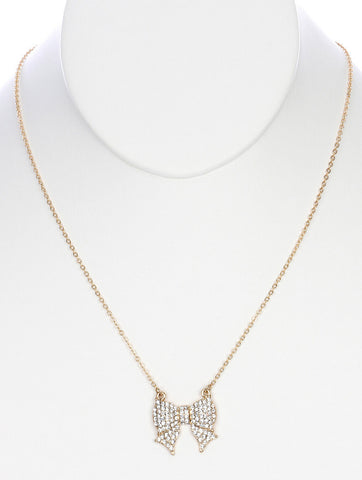 NECKLACE  MMN13607NGDCLR - Scarvesnthangs
 - 2