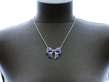 NECKLACE  MMN13617RDBLU - Scarvesnthangs
 - 3