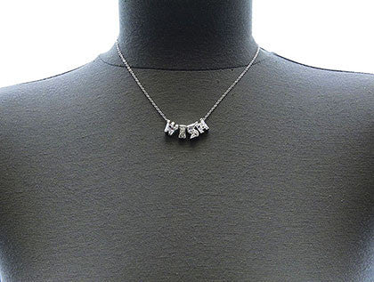 NECKLACE  MMN13705RDCLR - Scarvesnthangs
 - 3