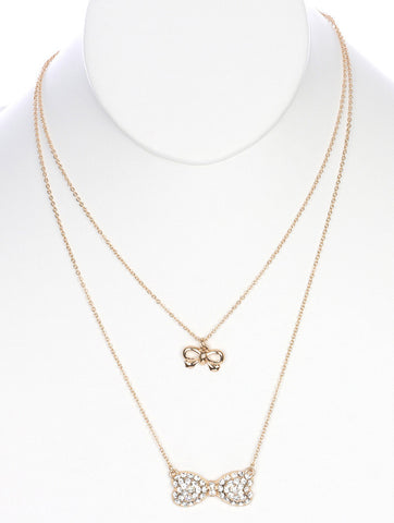 NECKLACE  MMN13719NGDCLR - Scarvesnthangs
 - 2